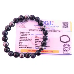 Apnisanskriti Hematite Blue Gold Stone Black Onyx Stone Bracelet-picture-3