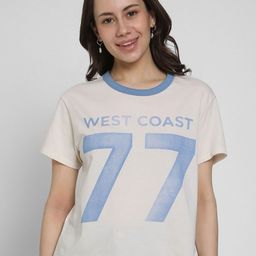 AMERICAN EAGLE OUTFITTERS Women Typography Printed Pockets T-shirt-image-92