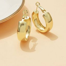 Palli Creation Contemporary Hoop Earrings-12
