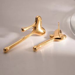 Krelin Gold Plated Heart Shaped Studs-image-84