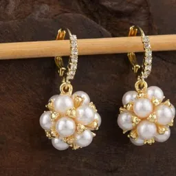 AKISON JEWELS Gold-Plated Alloy Earrings-image-80