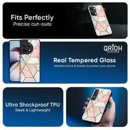 QRIOH Geometric Printed OnePlus Nord 3 5G Back Case Mobile Accessories image 5