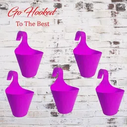 go hooked Hook Railing Planter Hanging Pots for Plant image 4