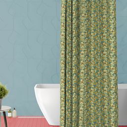 ArtzFolio Single Piece Waterproof Polyester Shower Curtain-image-33