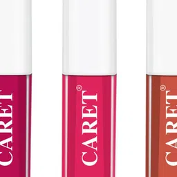 CARET ORGANIC Set Of 3 Super-Pigmented Liquid Matte Lipsticks - 2 ml Each - 5 - 4 - 6 image 2