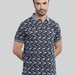 BE POSITIVE Men Checked Polo Collar T-shirt-image-62