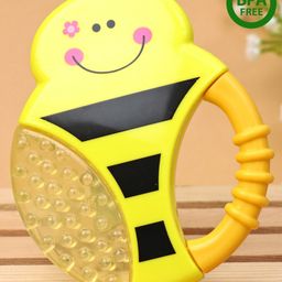 Babyhug Bee Multi Textured Water Filled Teether - Yellow-image-36