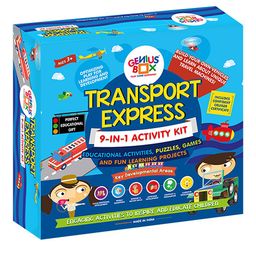 Genius Box 9 in 1 Activity & Learning Transport Express Educational Kit-27