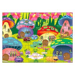 Kidz Valle Mushroom Houses Jigsaw Puzzle Multicolor - 48 Pieces-12