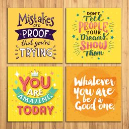 Wens Sparkle Laminated Wall Panels Pack of 4 - Yellow Orange-image-71