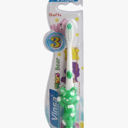 Passion Petals Bear Design Toothbrush - Green-image-26