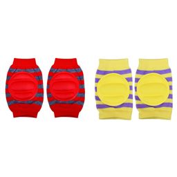 The Little Lookers Cotton Knee Pads Pack of 2 - Red Yellow-25