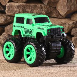 Monsto Friction Monster Truck - Green-13