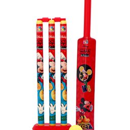 Disney Mickey Mouse Cricket Set with Bat Size 4 -(colour may vary)-28