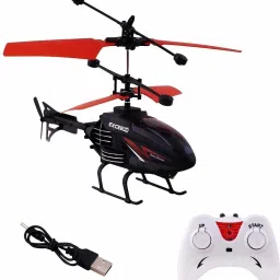 Black Sturdy Indoor Helicopter for Kids-image-73