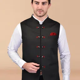 PRINTINDIA Men Mandarin Collar Nehru Jackets-23