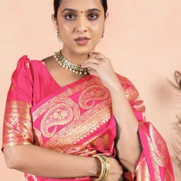 Subham Paisley Zari Saree-picture-4