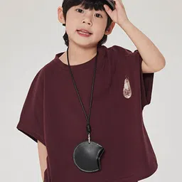 LULU & SKY Boys Colourblocked Hooded Drop-Shoulder Sleeves Applique Boxy T-shirt-picture-37