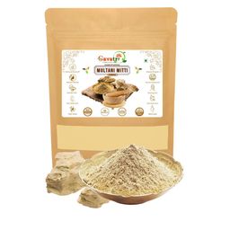 Gavatri Natural Multani Mitti Powder For Face, Skin & Hair Care - 500 g-image-62