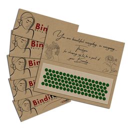 Comet Busters Bindiful Set Of 5 Traditional Round Bindi - Dark Green-13