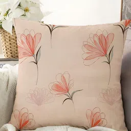 IVAZA Pink & Black Floral Square Cushion Covers-image-27