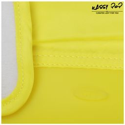 Kassy Pop Waterproof Silicone Bib With Crumb Catcher - Yellow image 2