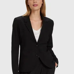 BAESD Women Notched Lapel Collar Single-Breasted Formal Blazer-picture-51