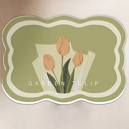 HOUSE OF QUIRK White & Green Printed Kitchen Dish Drying Mat-picture-24