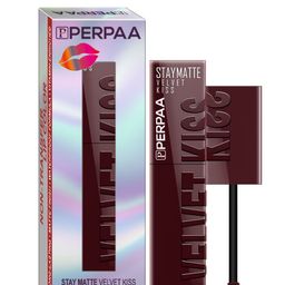 PERPAA Set Of 4 Velvet Kiss Waterproof Matte Liquid Lipstick -3.5 ml Each-Shades -2-3-4-8 image 2