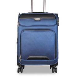 Harissons Textured Soft-Sided Large Trolley Bag-5