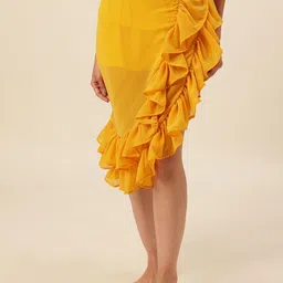 CUKOO Light Weight Ruffled Cover Up Sarong-picture-32
