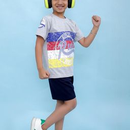 CHANDRIKA Kids-Boys Grey Clothing Set-image-51