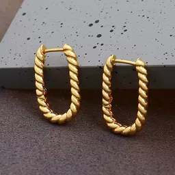 Krelin Square Hoop Earrings-image-5