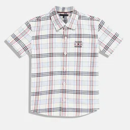 Tommy Hilfiger Boys Tartan Checks Opaque Checked Casual Shirt-image-47