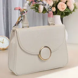 Mochi Women Textured Structured Satchel Bag-8