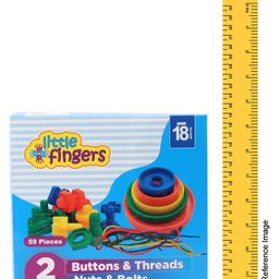 little fingers Little Finger Button Threads & Nuts & Bolts Multicolor - 59 Pieces image 3