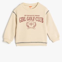Koton Girls Printed Pullover Sweatshirt-picture-44