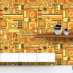 ArtzFolio Printed UV-Resistant Anti-Bacterial Ethnic Bohemian Pattern Peel & Stick Wallpaper-image-55