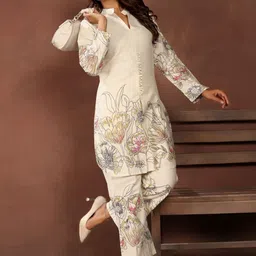 Moda Rapido Women Cotton Blend Printed Co-ords-picture-6
