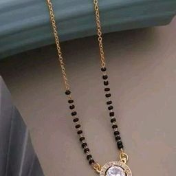 Anouk Women Gold-Plated Artificial Stones and Beads Mangalsutra-image-68