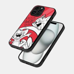 macmerise Cartoon Characters Printed iPhone 16 Pro Max Bumper Case Mobile Accessories-10