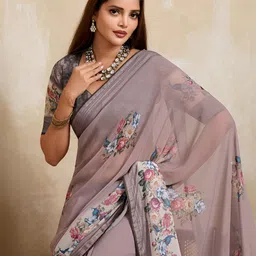 100 Dreams Floral Printed Saree-picture-45