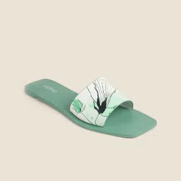 Metro Printed Block Mules image 2