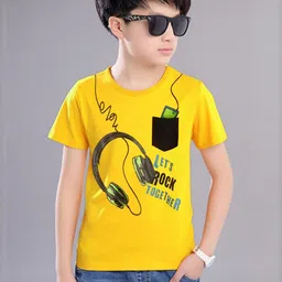 Dagcros Boys Yellow Tshirts-image-90