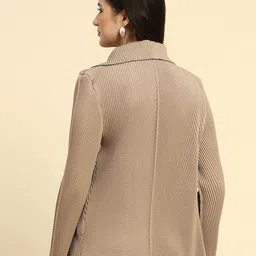 Global Republic Self Design Open Front Shrug image 3