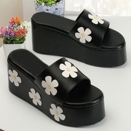 H.M. LADIES FOOTWEAR Women Printed Wedge Sandals-28
