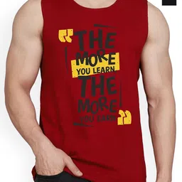 WOOSTRO 2-Pcs Printed Cotton Innerwear Vests RS26 CMB (RUN BLACK) (MORE MAROON)-image-72