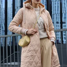BIGDART Hooded Long Sleeves Longline Padded Jacket-picture-43