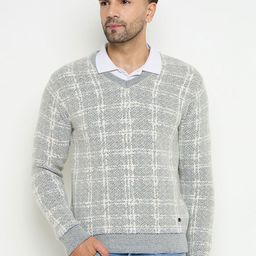 Duke Men Checked Pullover-image-62