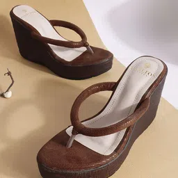 Carlton London Embellished Party Wedge Sandals-picture-41